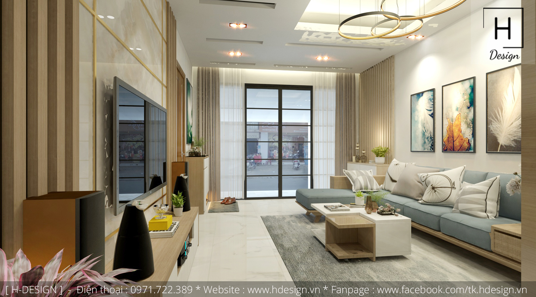 Thiết kế thi công nội thất nhà phố đẹp tại Mễ Trì - Hà Nội 3