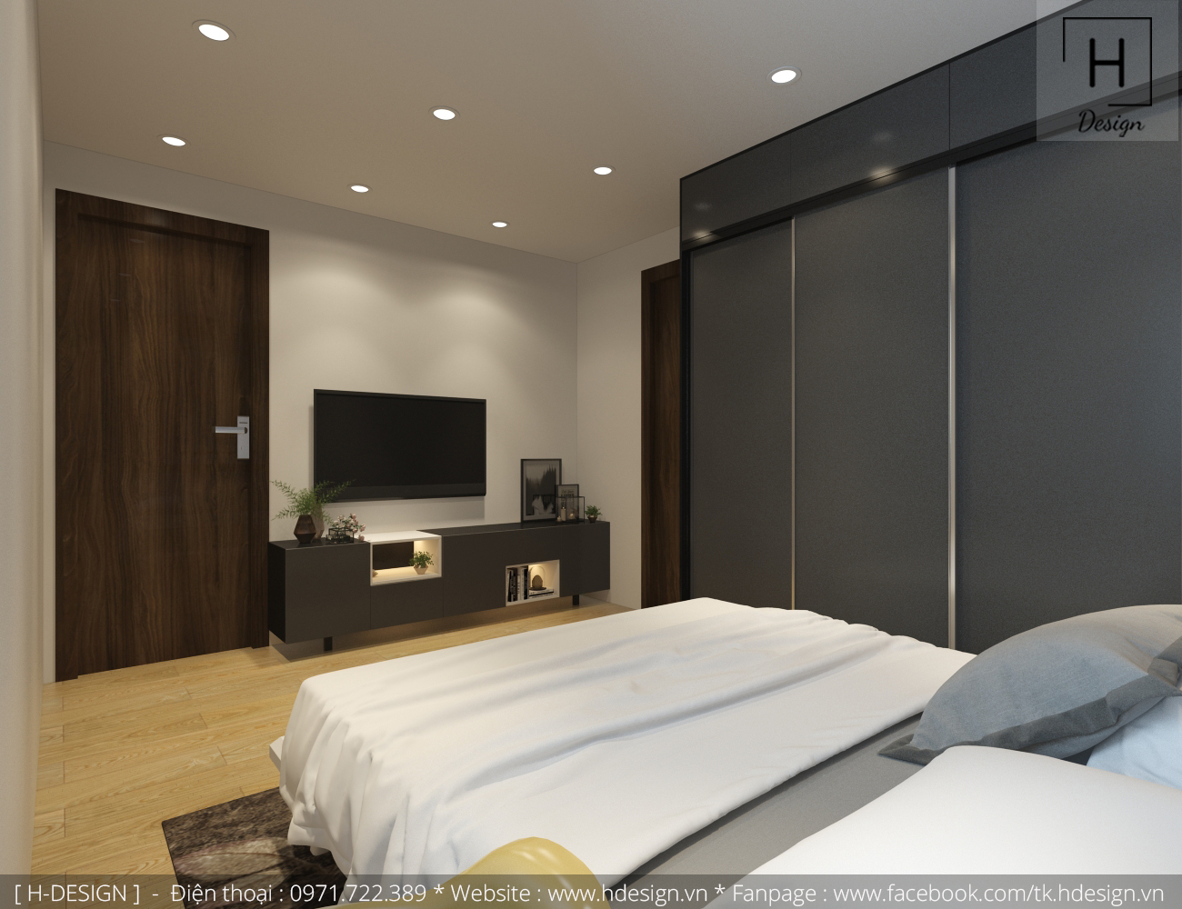 Thiết kế thi công nội thất chung cư đẹp tại Hà Nội - Hdesign