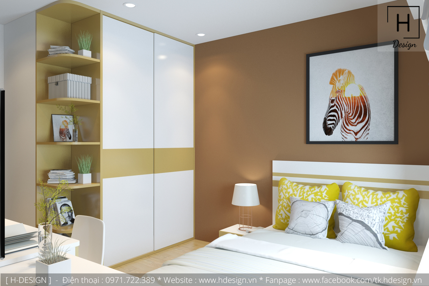 Thiết kế thi công nội thất chung cư đẹp tại Hà Nội - Hdesign