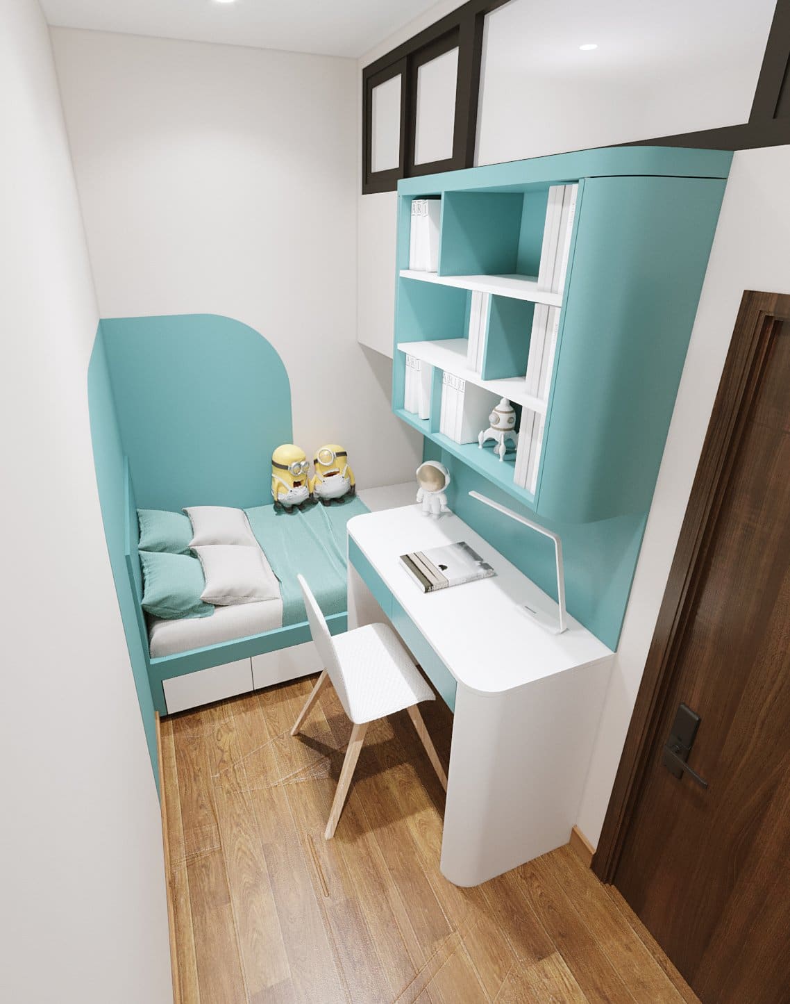 Thiết kế thi công nội thất chung cư - không gian phòng ngủ đẹp 3