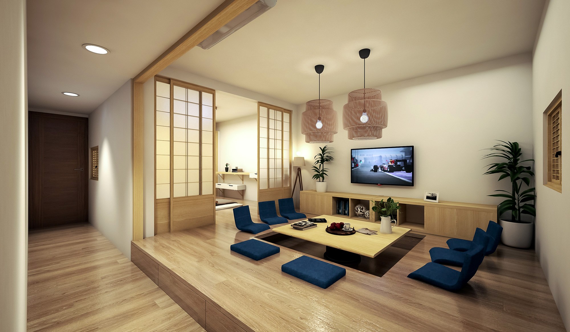 Thiết kế nội thất theo phong cách Nhật Bản 3