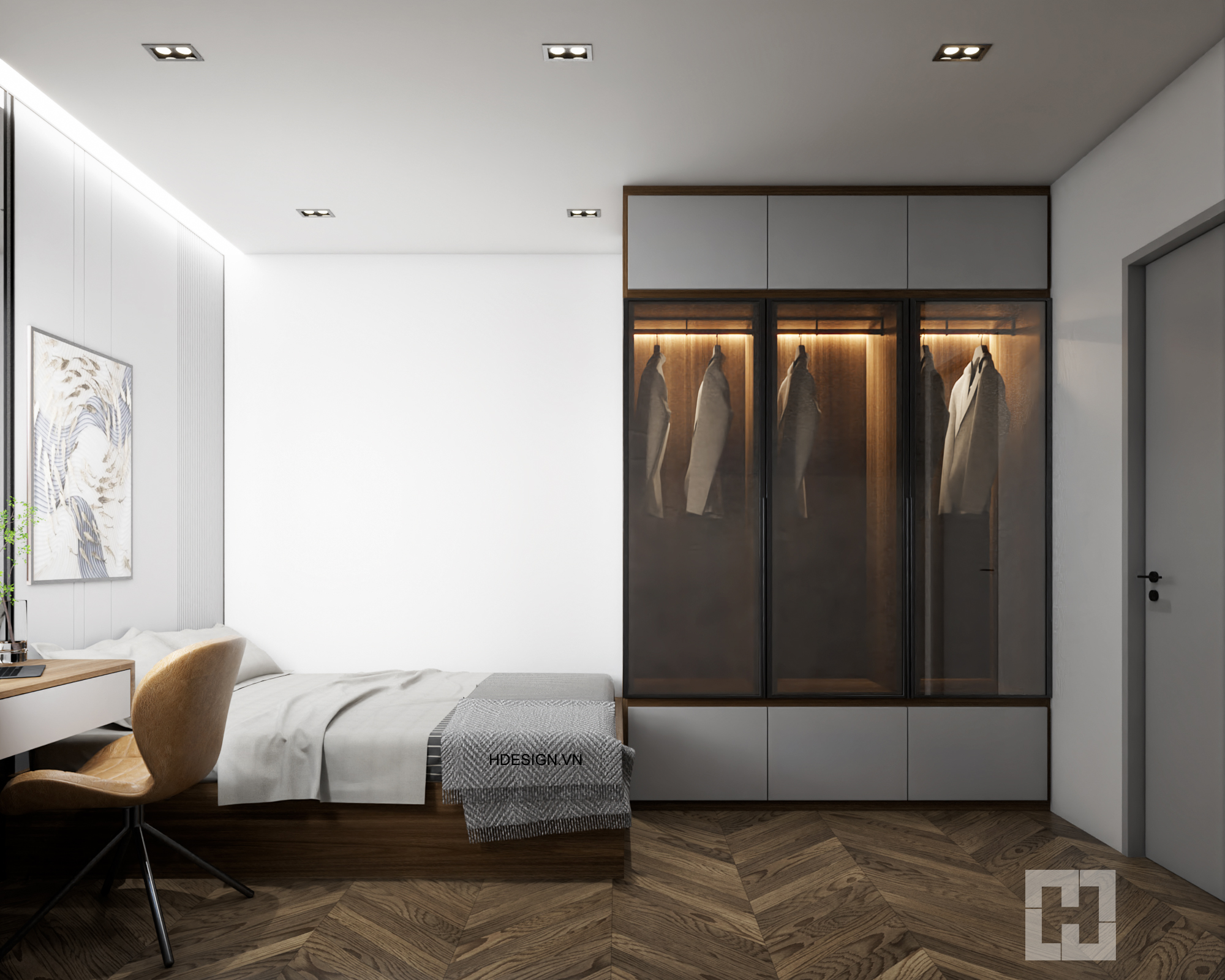 Thiết kế nội thất phòng ngủ đẹp - Mipec Rubik 360 -7